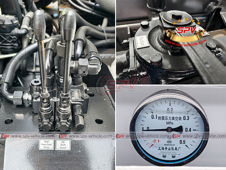 Vacuum Gauge for Sewage Disposal Truck